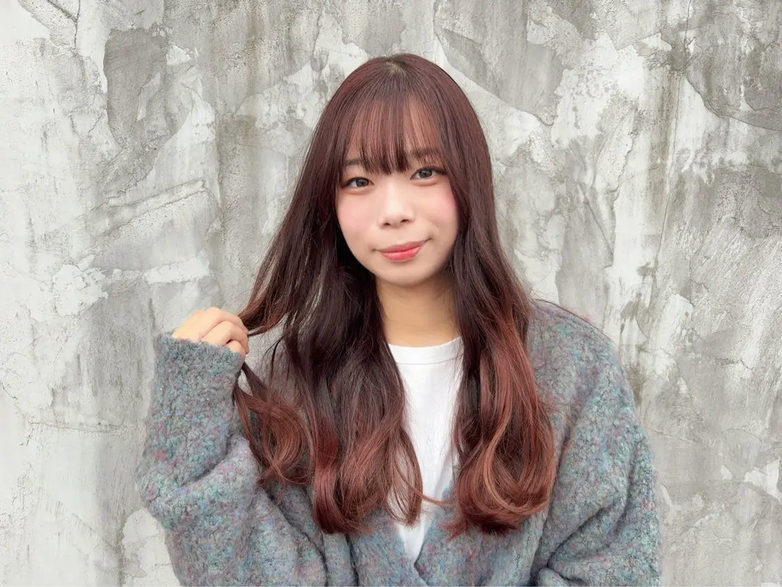 ロング カラー ヘアカラー トリートメント number＋ / 璃々花のヘアスタイル