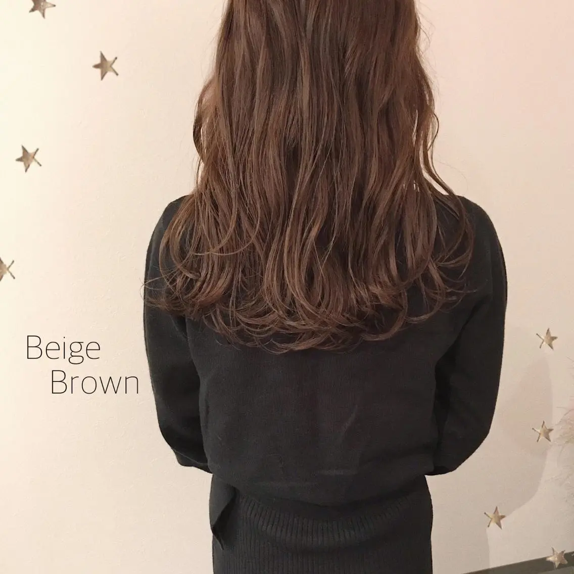 セミロング カラー カット ヘアカラー 市川 千夏のヘアスタイル