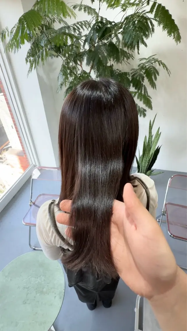 ロング トリートメント カット ヘアカラー だいち/柏/ 矯正/髪質改善のヘアスタイル