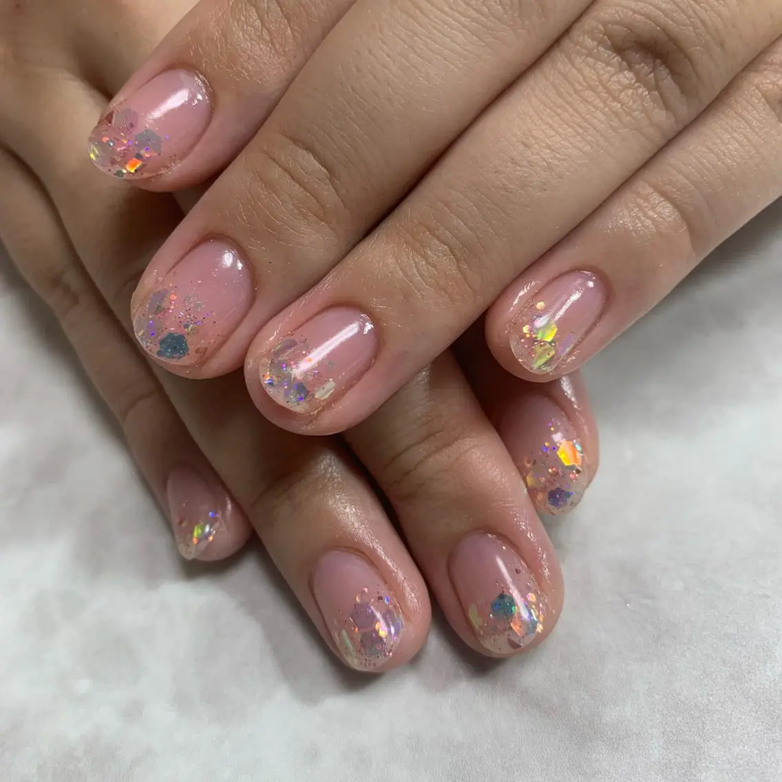 ネイル ラメ(グリッター) ラメグラデーション salon Hush Hushのネイルデザイン
