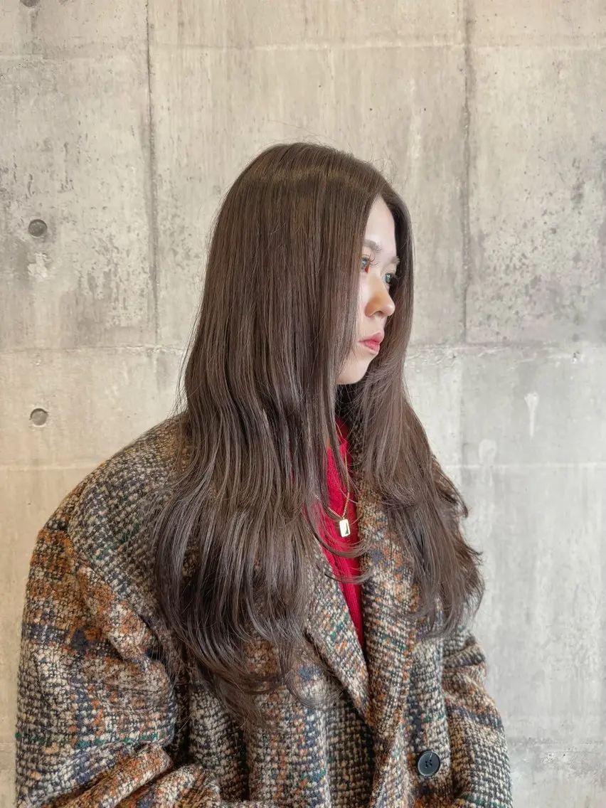 ロング カット ヘアカラー トリートメント yuimarl切田 はじめ✨のヘアスタイル