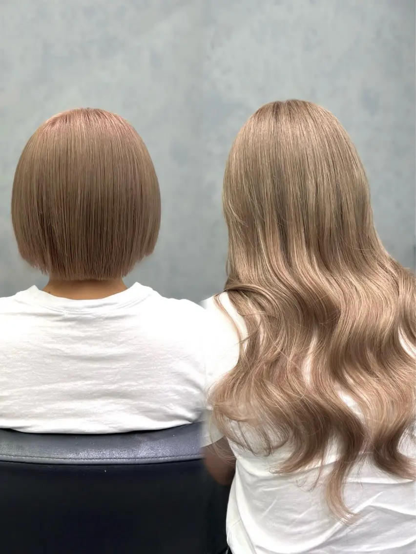 ロング ボブ エクステ エクステ 【elyts】 COCOROのヘアスタイル