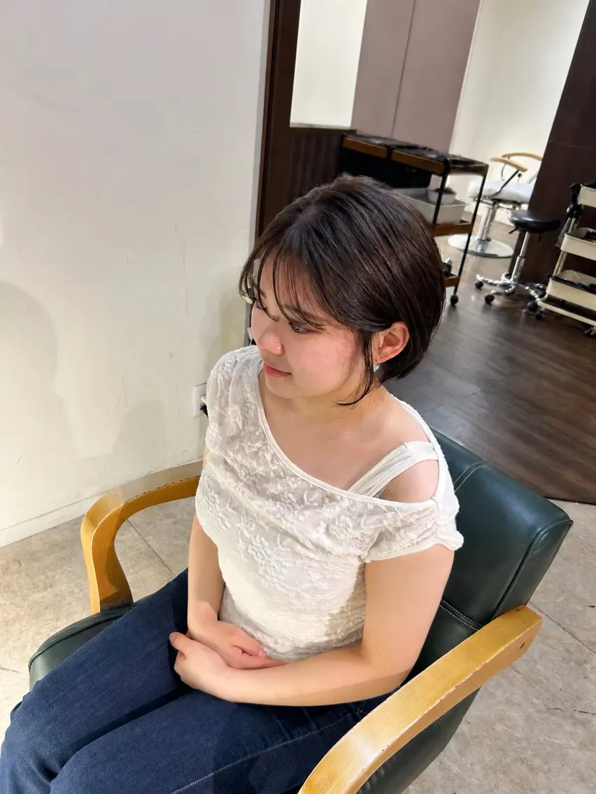 ショート カラー カット ヘアカラー 🐣なな カットモデル募集中のヘアスタイル