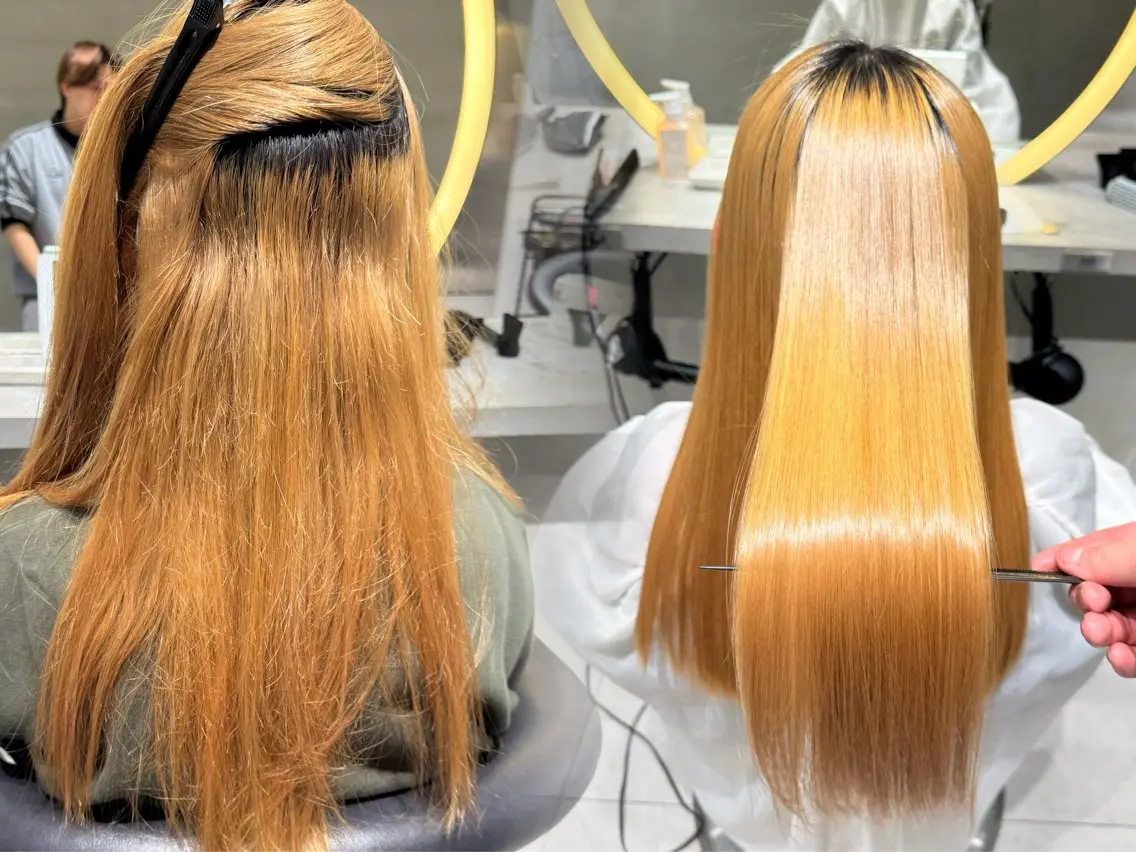 ロング 縮毛矯正 縮毛矯正 トリートメント レイヤー/縮毛矯正 マスター✨️タケルのヘアスタイル