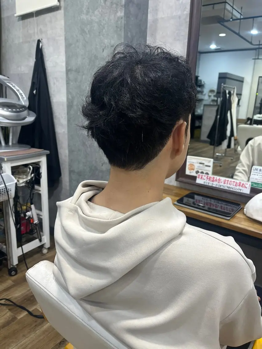 メンズ カット 紫音 cutwells郡山のヘアスタイル