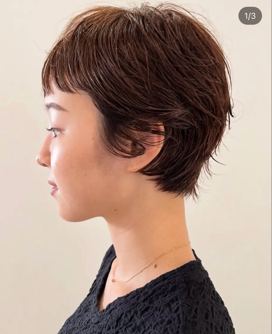 ショートヘア🌷 ワンカラーの写真