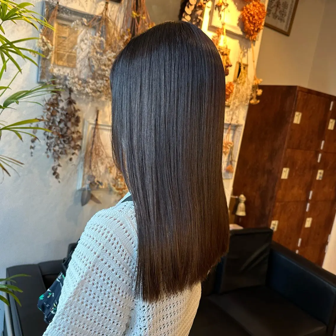 ロング カラー ベージュカラー ブリーチ ブリーチなしカラー オリーブベージュ 💜推しインナー カラー/菊池柊真💜のヘアスタイル