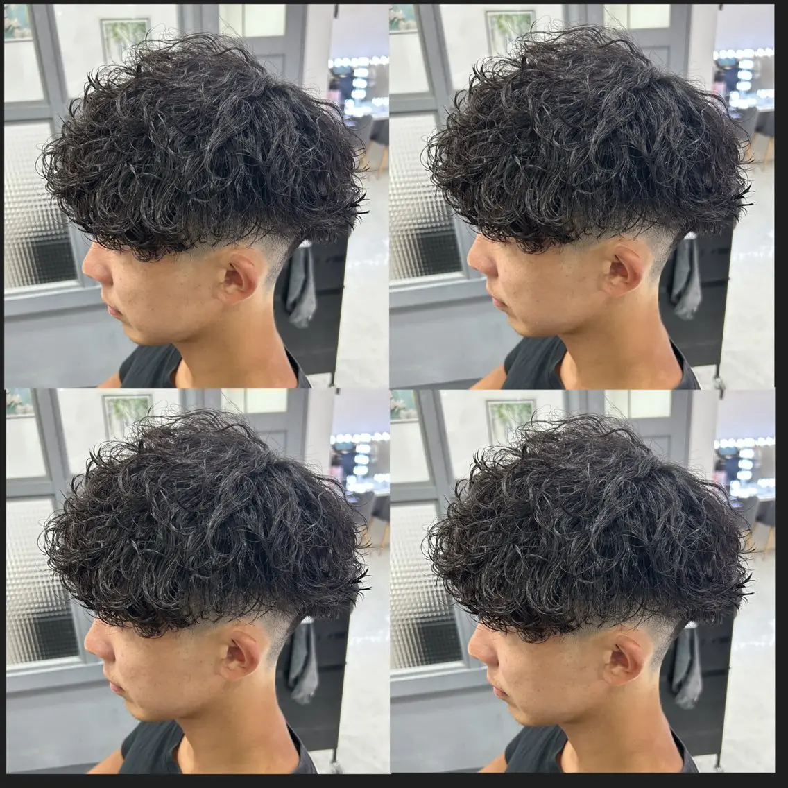 ショート カラー パーマ ヘアアレンジ メンズ カット パーマ トリートメント 🔥メンズパーマ 特化 渡辺一翔のヘアスタイル