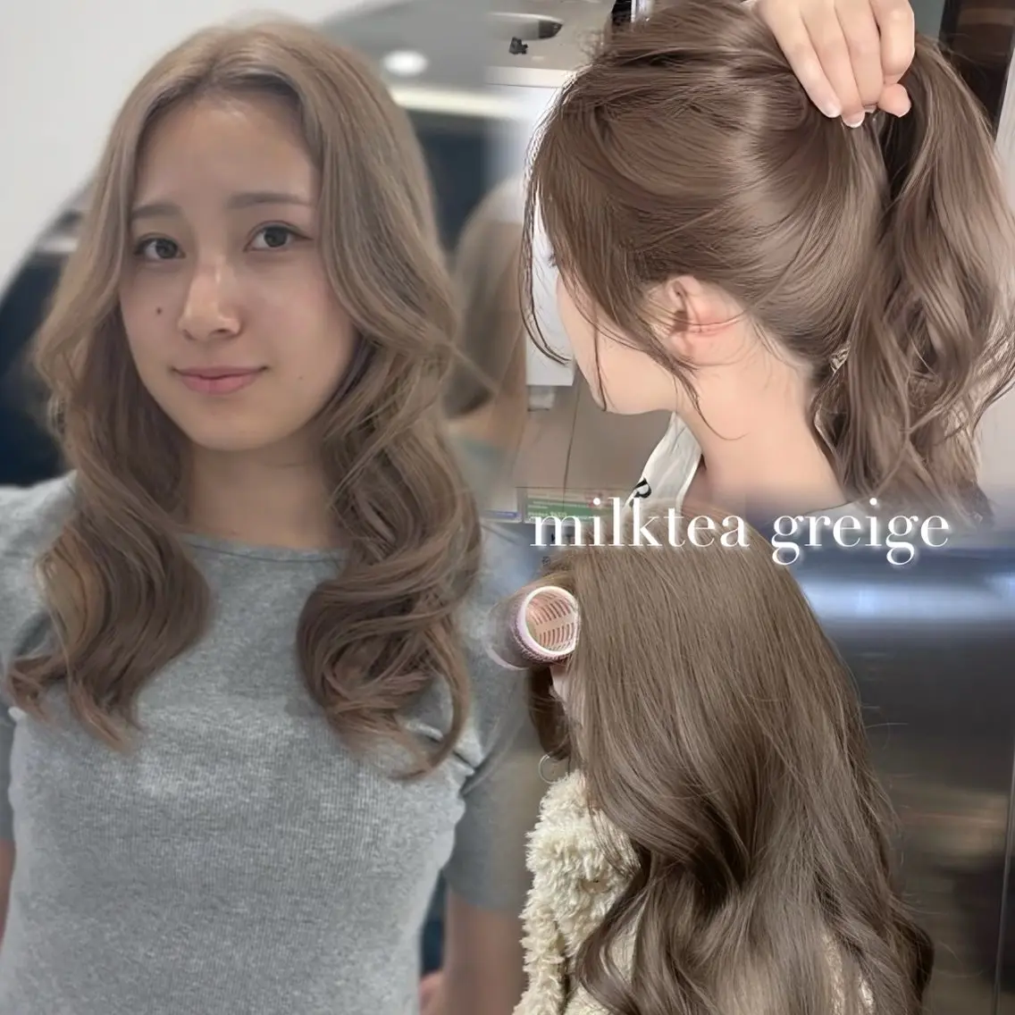 セミロング カラー ヘアカラー 🎀淡色ガーリー🧁 透明感♡Nanamiのヘアスタイル