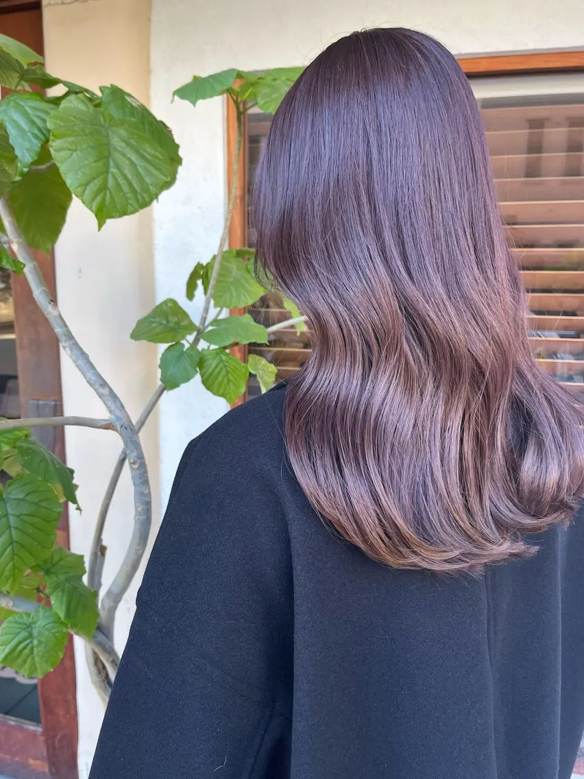 ロング カット ヘアカラー トリートメント ヘッドスパ putri店長 和田鈴采のヘアスタイル