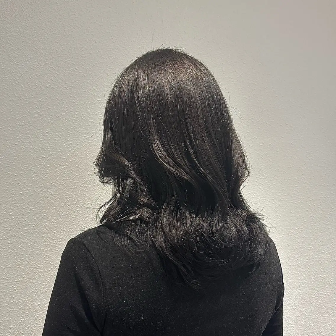 黒染めカラー🖤の写真