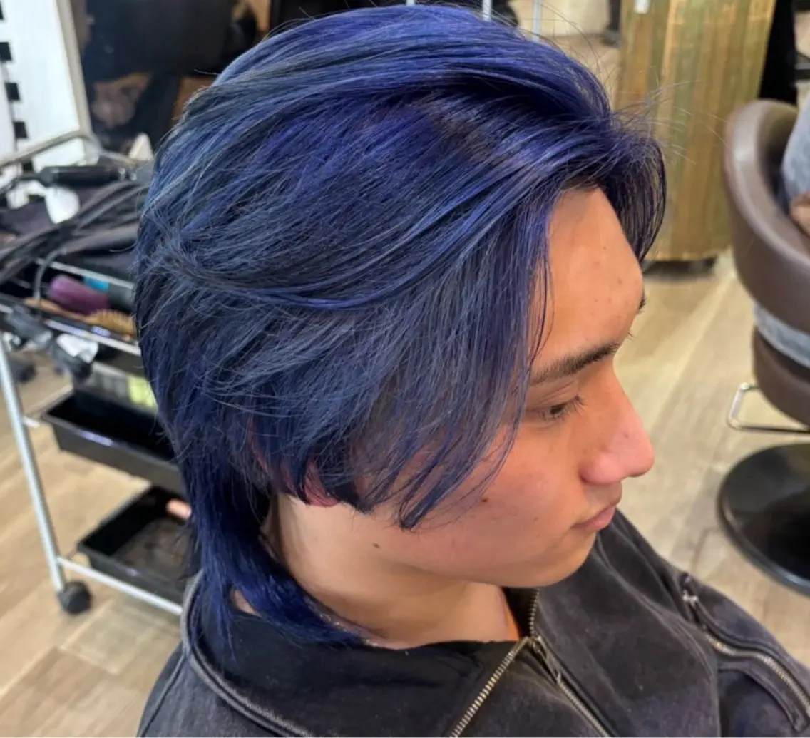 カラー メンズ ラファエル シャミラのヘアスタイル