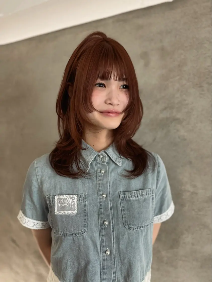 カット ヘアカラー sena⌇ベージュ⌇ ブリーチなしWカラーのヘアスタイル