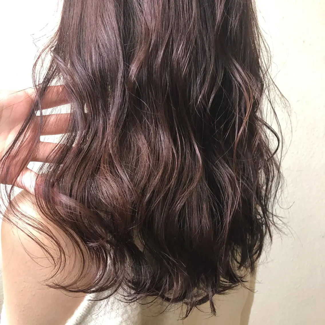 ミディアム カラー ヘアカラー トリートメント 中司 莉菜のヘアスタイル