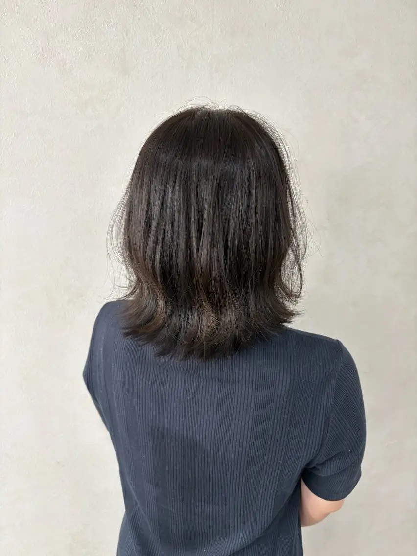 ミディアム カラー ボブレイヤー ボブ くびれヘア レイヤーカット 外ハネヘア カット ヘアカラー トリートメント ショート/ボブ/ 透明感カラー🌿神永のヘアスタイル