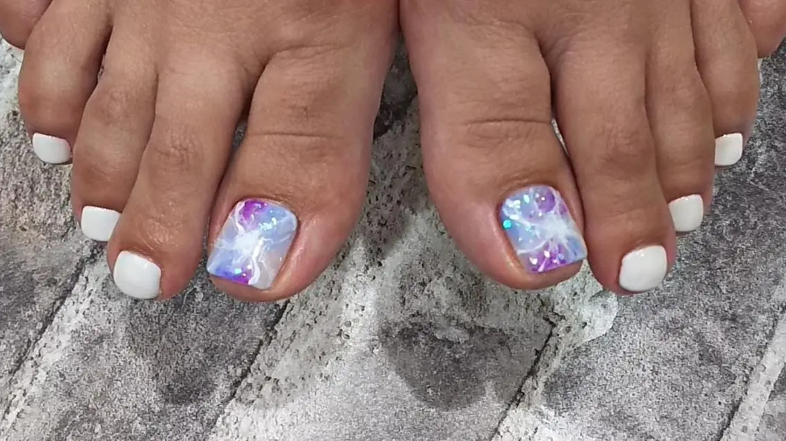 ネイル ニュアンスネイル フットネイル Progress Nailのネイルデザイン