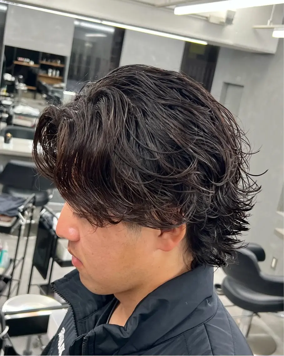 パーマ メンズ メンズパーマ カット 【OVARL】メンズ パーマ/さかしょーのヘアスタイル