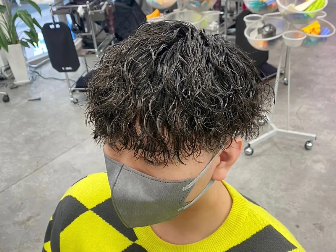 パーマ メンズ カット パーマ パーマ支持率No.1 ❤️🔥安成弾のヘアスタイル