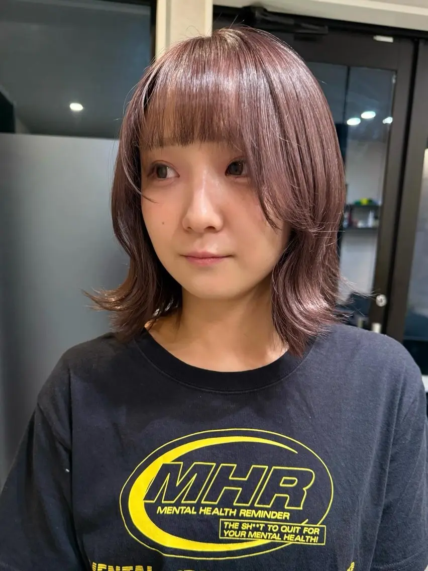 カラー ブラウンカラー ヘアカラー カラーモデル募集♥️ 玲奈のヘアスタイル