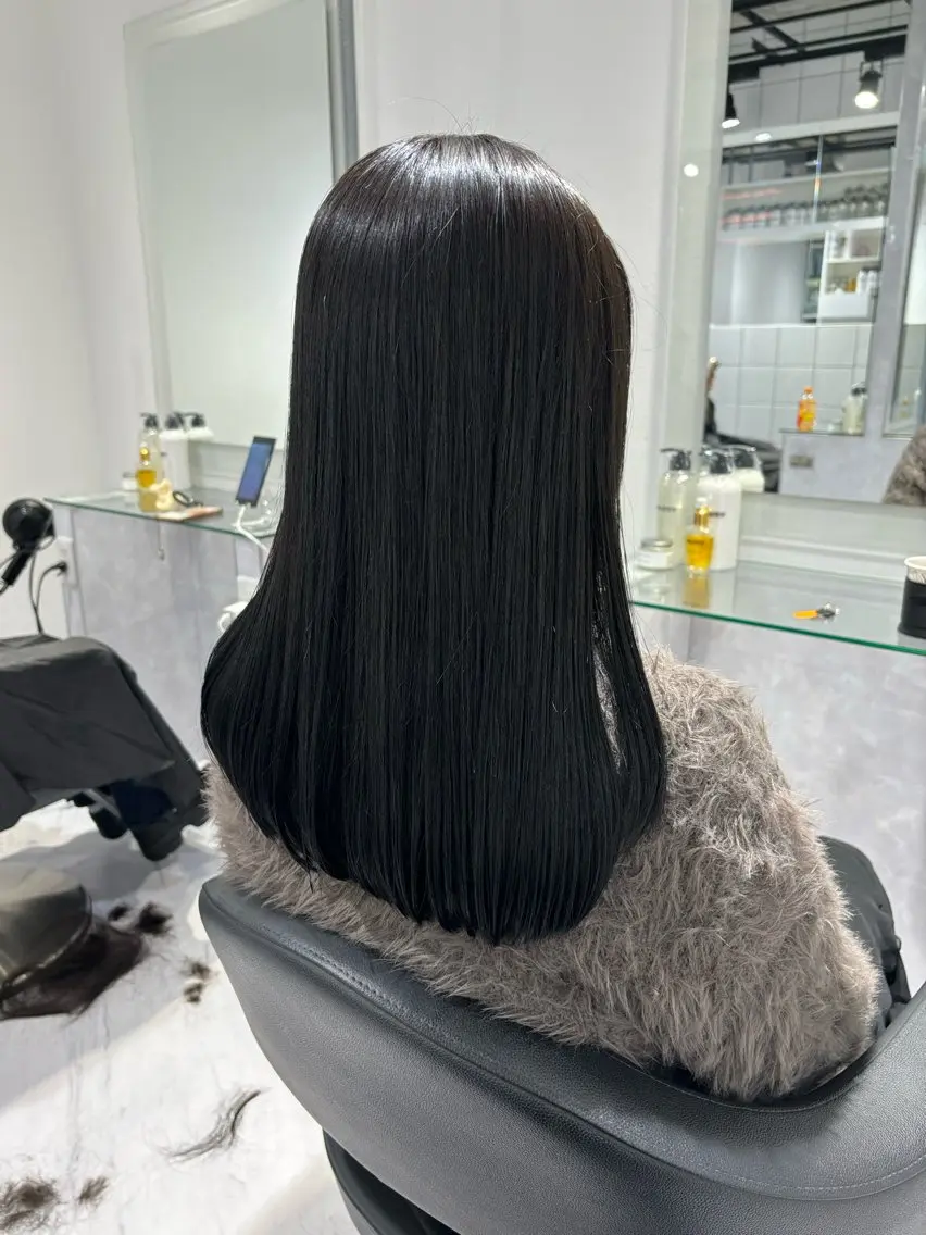 ロング カラー ケアカラー ロング 🐺韓国風メンズ特化 あさひ🐺のヘアスタイル
