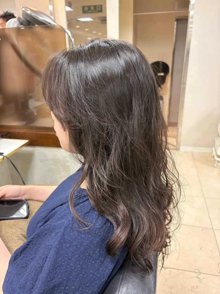 ロング パーマ 菅原 琴音のヘアスタイル