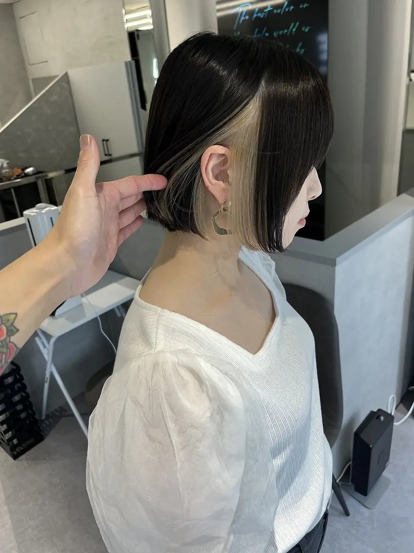 インナーカラー（ブリーチあり）【¥3300】❣️の写真