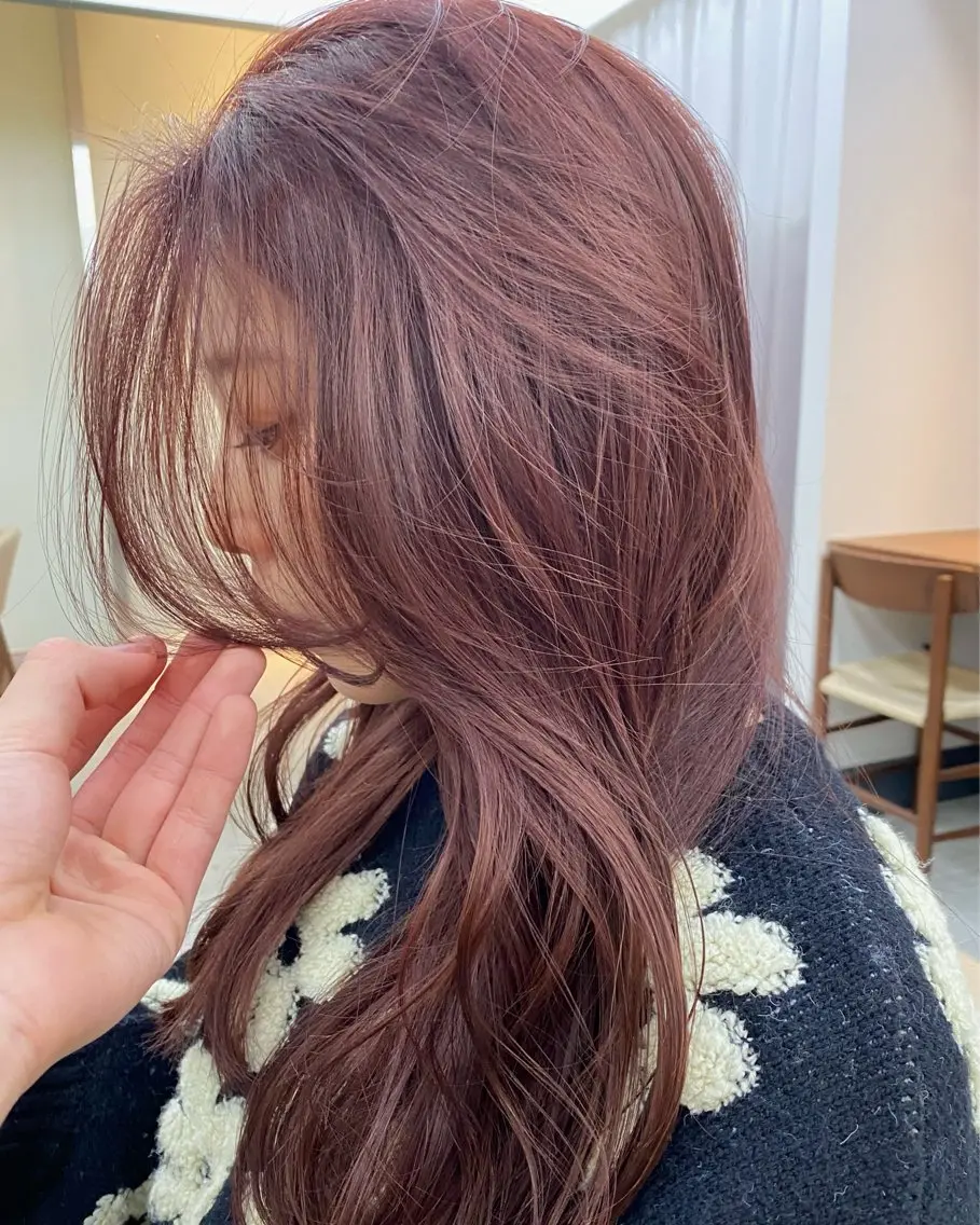 セミロング カラー カット ヘアカラー トリートメント 村田 りょうやのヘアスタイル