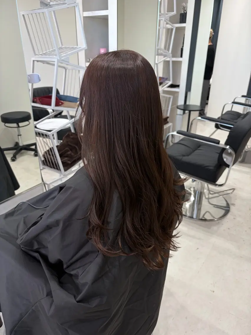 ロング カラー ヘアカラー COSMOS💫 千穂のヘアスタイル