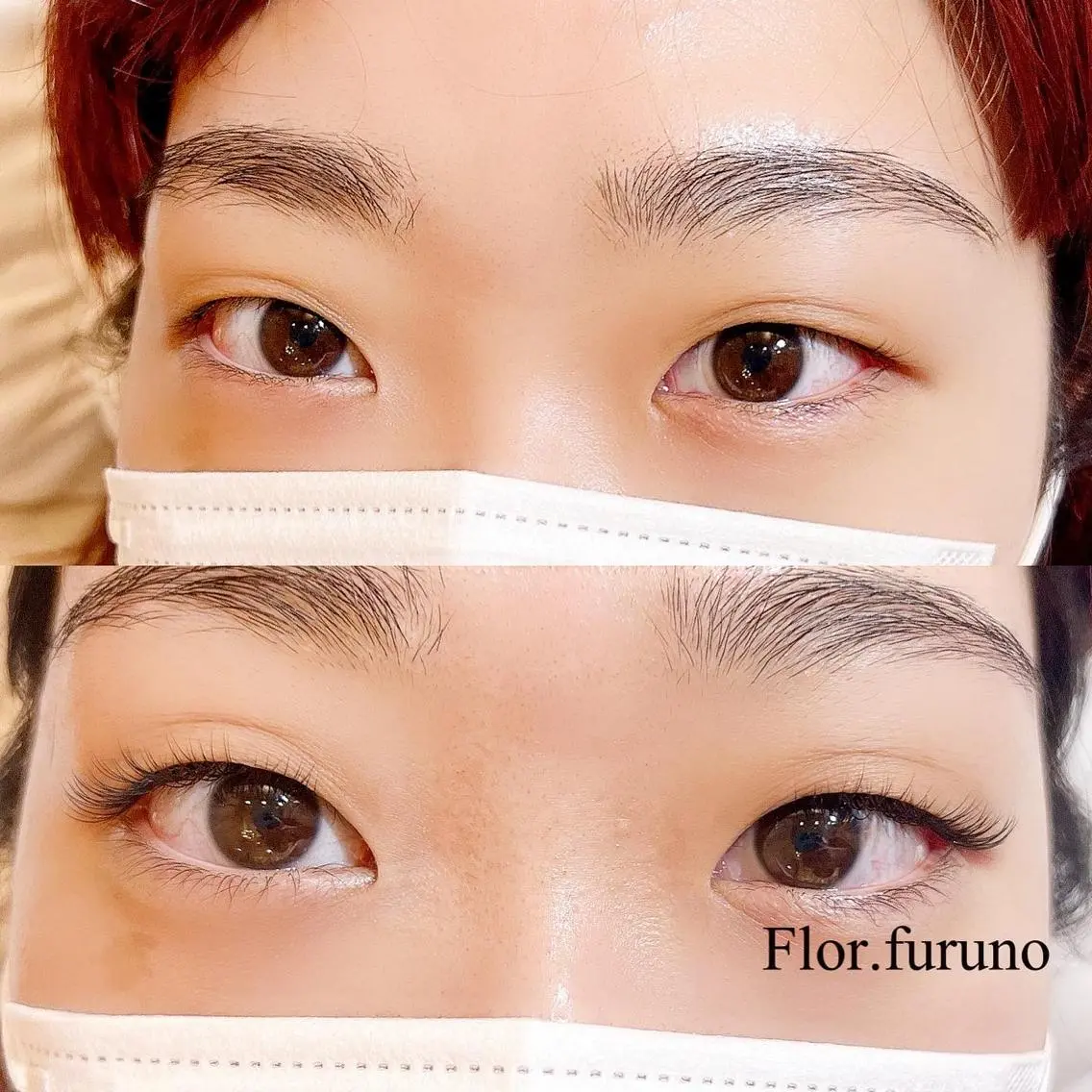 マツエク・マツパ アイブロウ 付け放題 フラットラッシュ Flor上大岡 *フルノ リナ*のマツエク・マツパデザイン