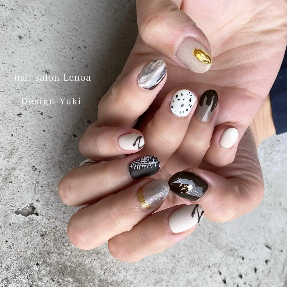 ネイル ハンドネイル Tielu Yukiのネイルデザイン