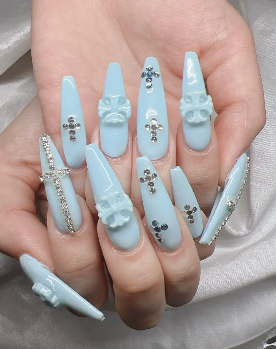 ネイル 長さ出し グラデーション キラキラネイル マグネットネイル ニュアンスネイル ハンドネイル Lee Nails チップ長さだし専門店のネイルデザイン