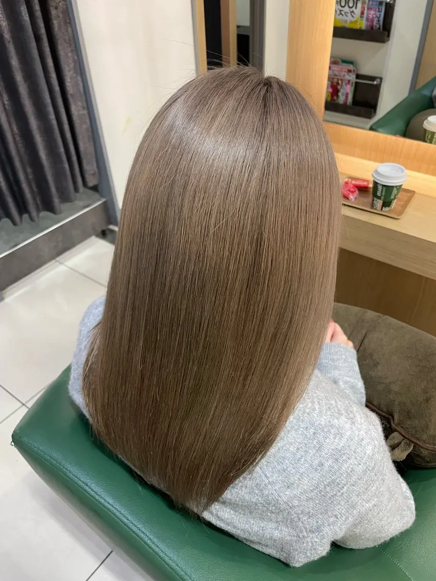 セミロング ヘアカラー Laciel両国店 ⭐️響⭐️のヘアスタイル