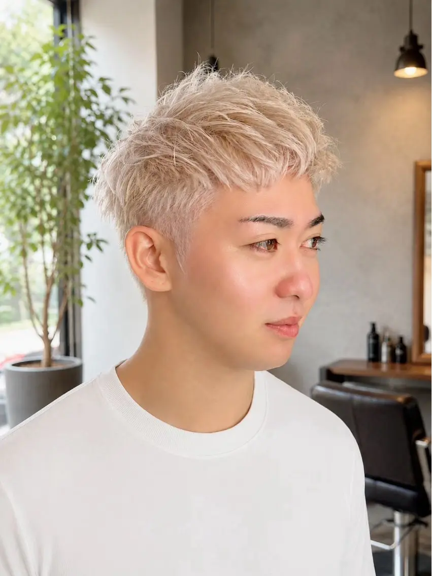 カラー メンズ ❤️Mimi/non ワンカラー❤️のヘアスタイル