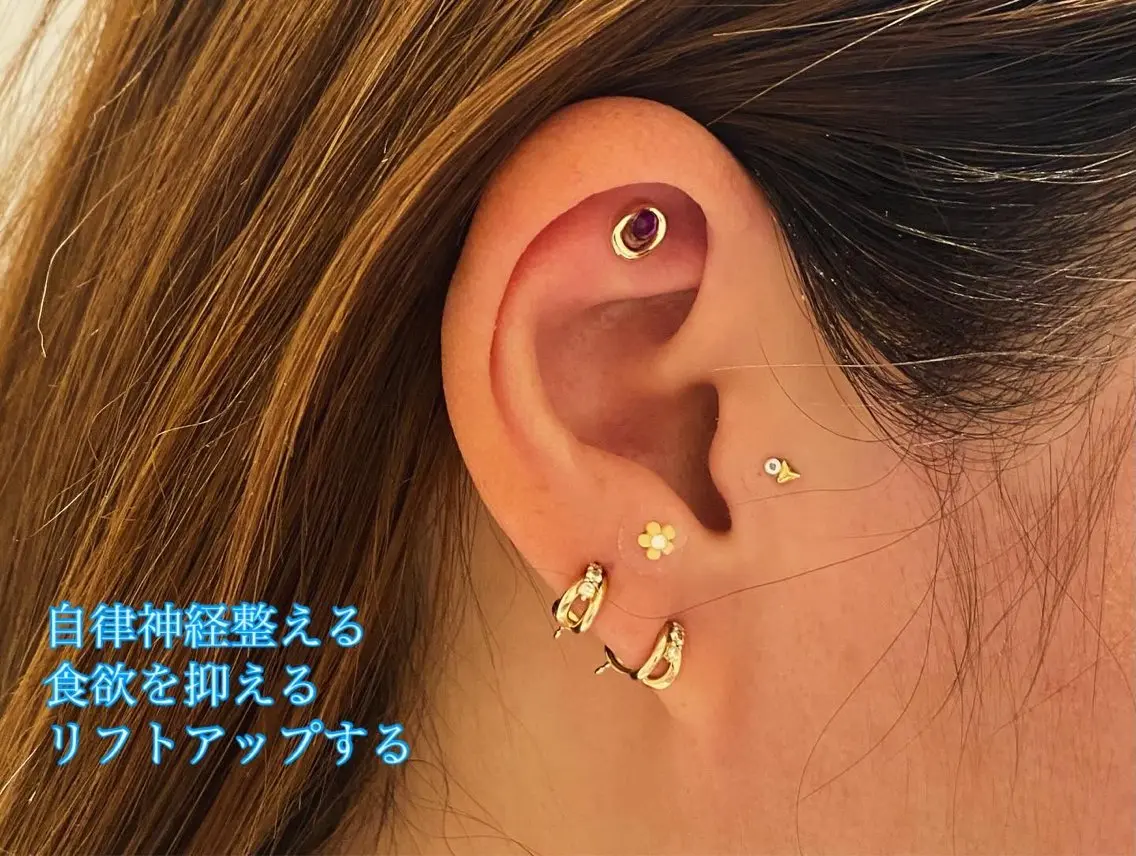 ネイルご予約の方限定✨耳ツボジュエリー（¥2500）の写真