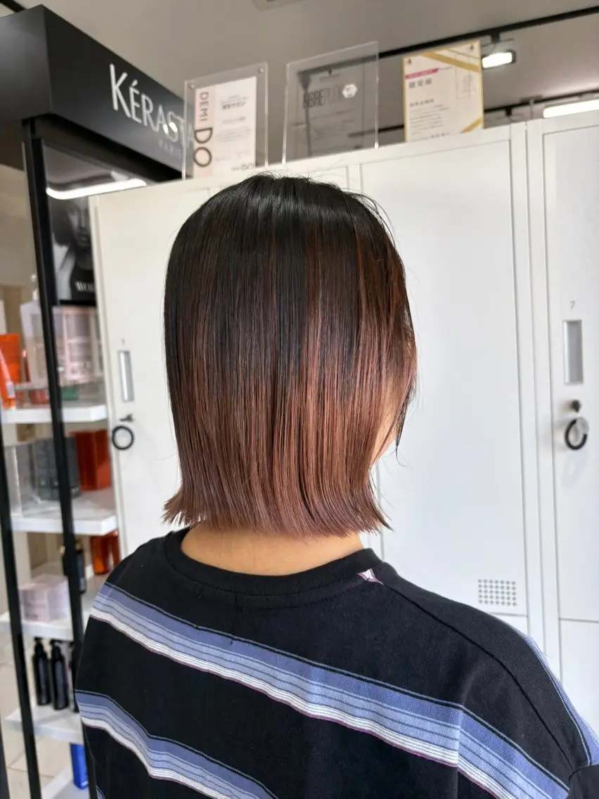 ミディアム カラー GRANDEUR やまだかなのヘアスタイル