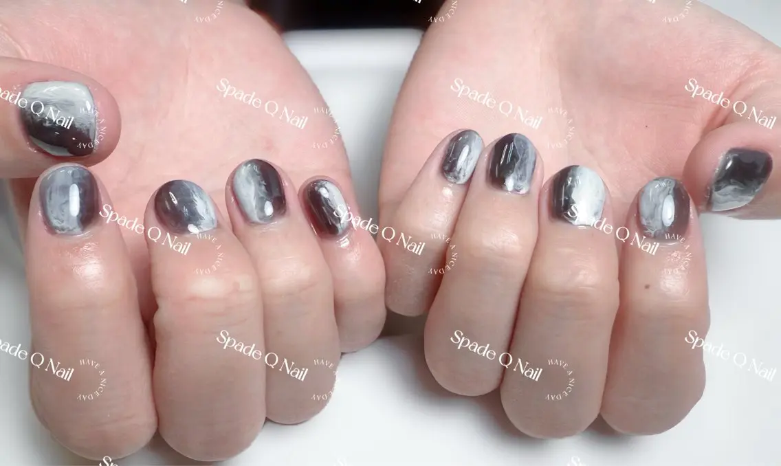 メンズ ネイル ハンドネイル ハンドケア Spade Q Nailのネイルデザイン