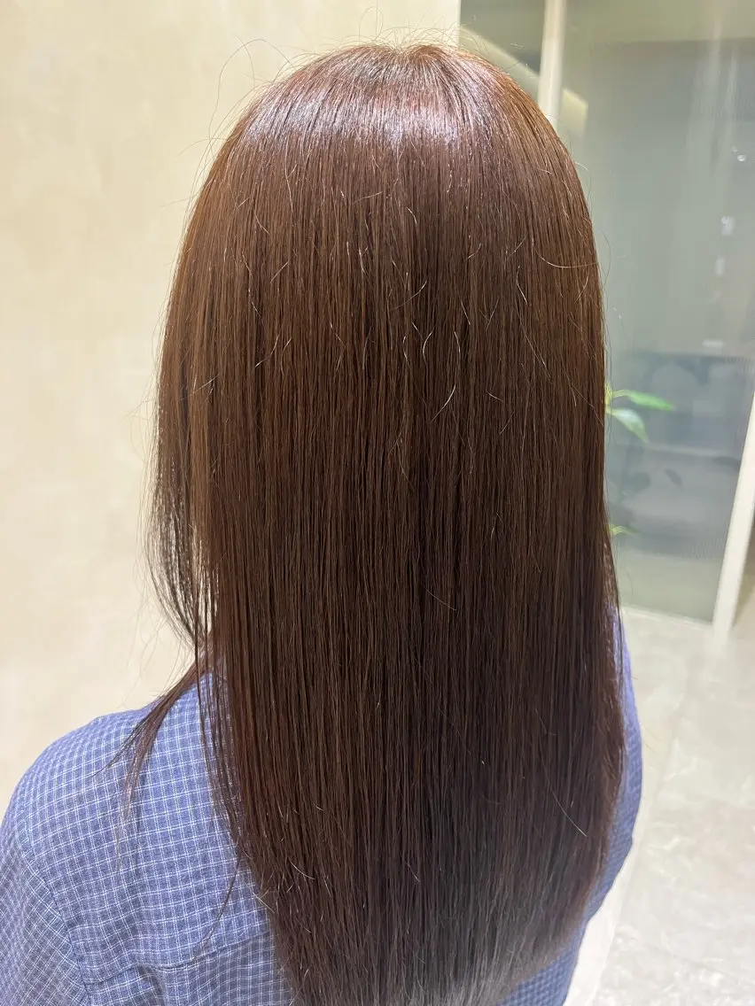 セミロング ヘアカラー みう/板橋 モデル募集中🤍🫧のヘアスタイル