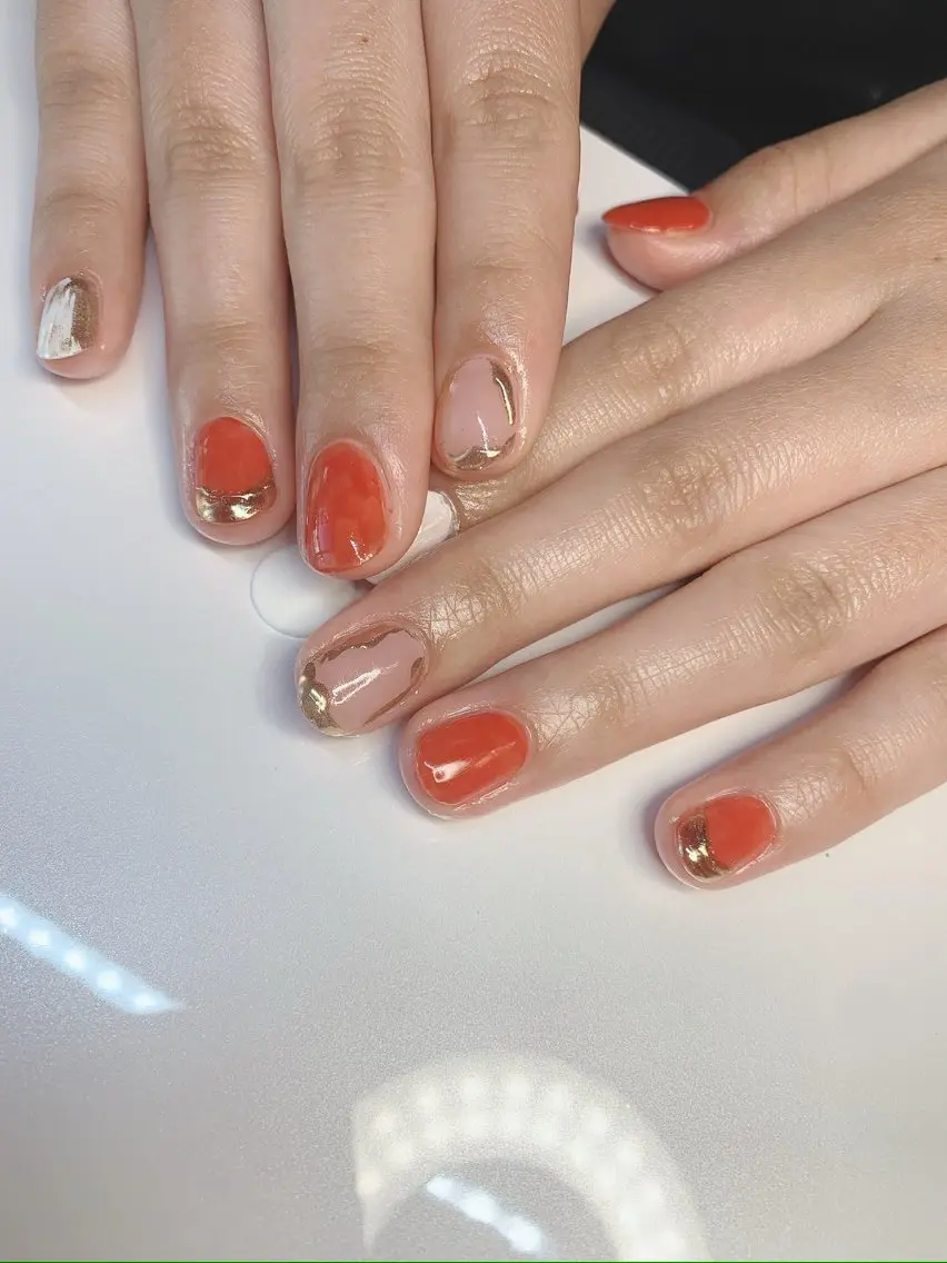 ネイル 持ち込み ハンドネイル Krea nail Satomiのネイルデザイン