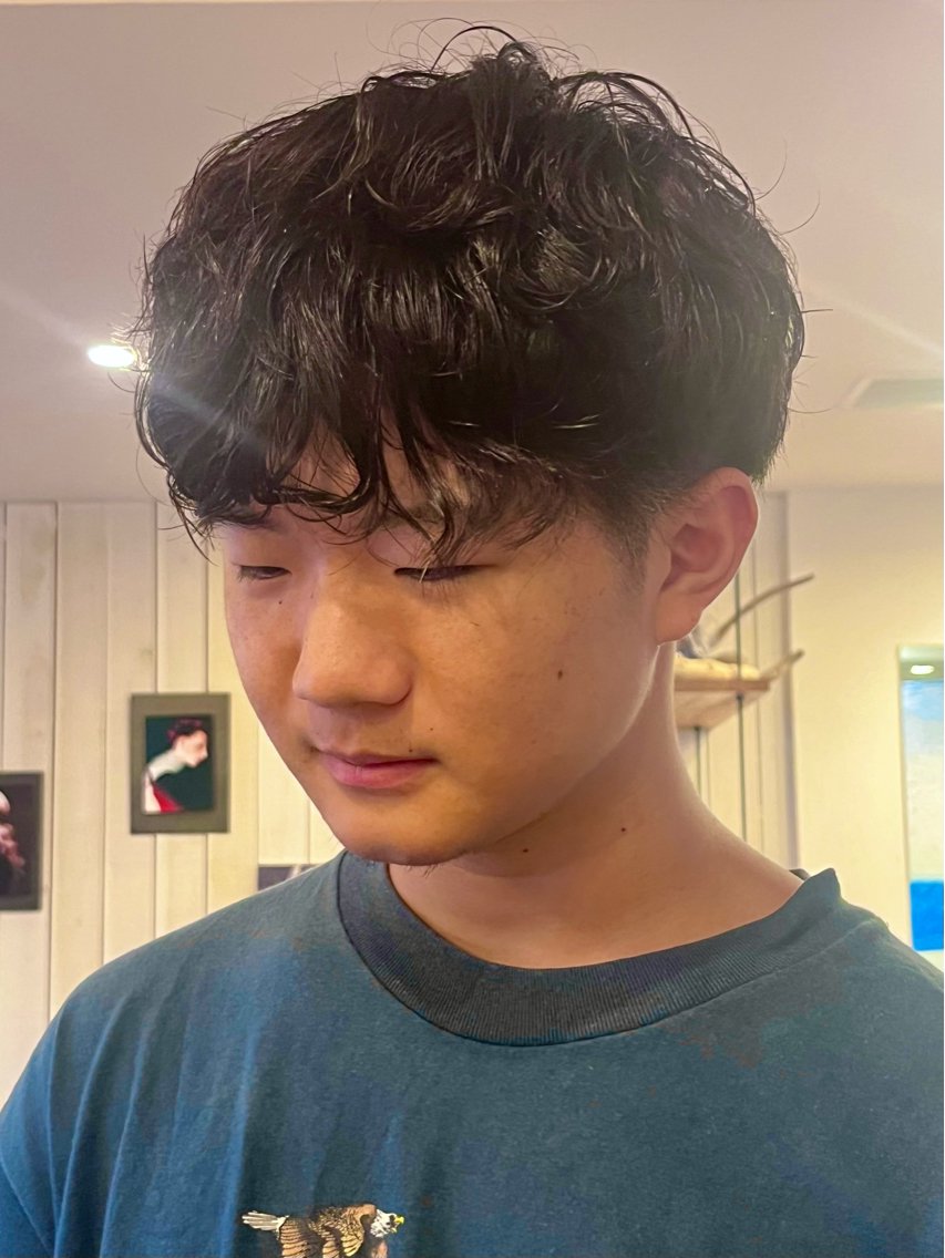 パーマ カット パーマ 福井 大翔のヘアスタイル
