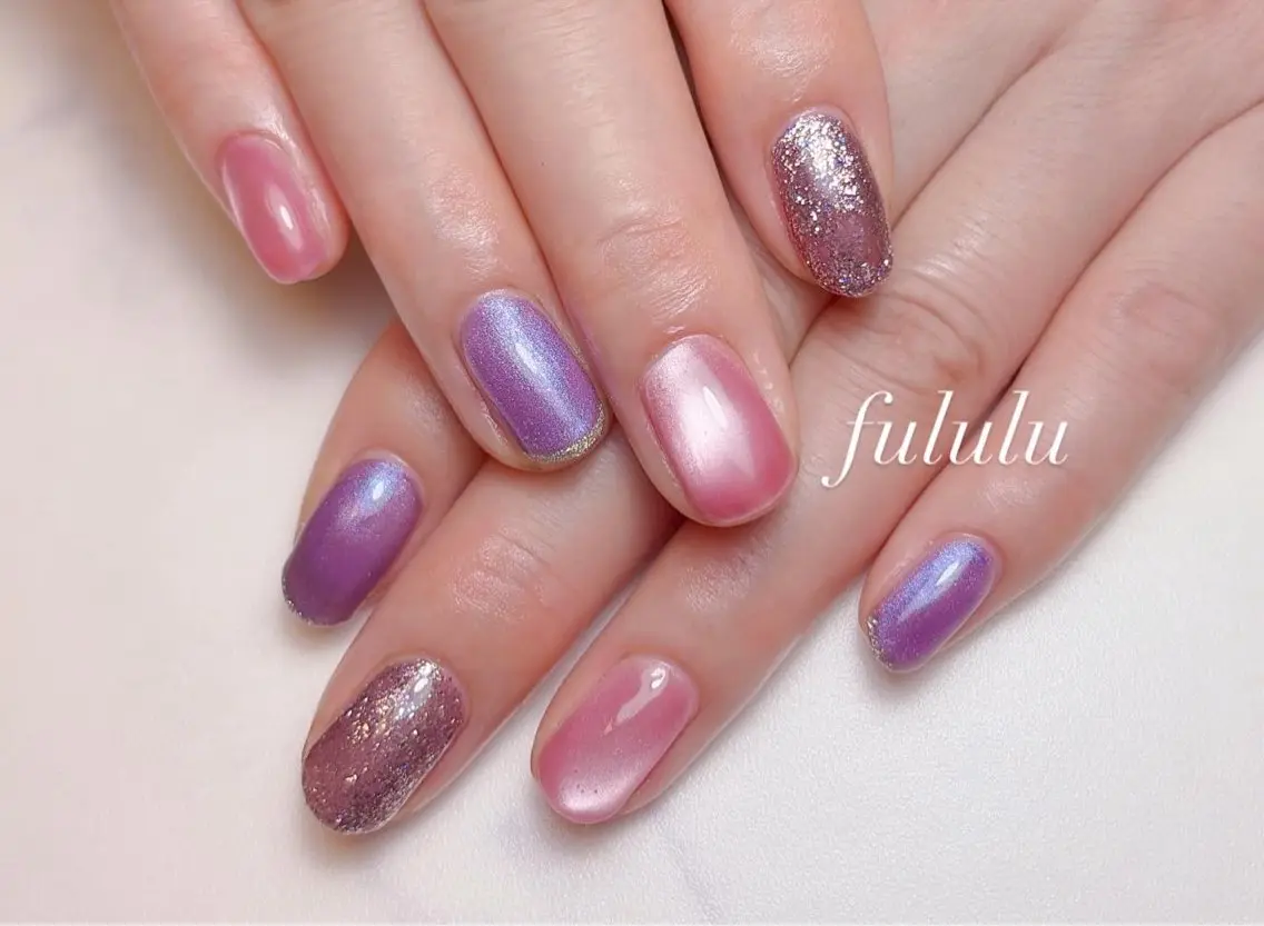 ネイル マグネットネイル Fululu nailのネイルデザイン
