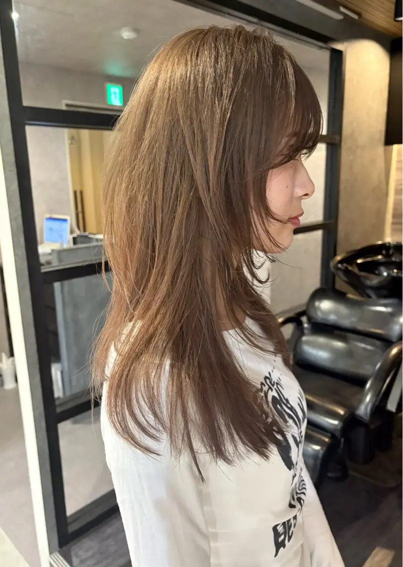【高濃度マイクロバブル使用】45日以内限定✩︎⡱ブリーチリタッチ+カラー+メンテカット(全体カット+2200)＋longの写真