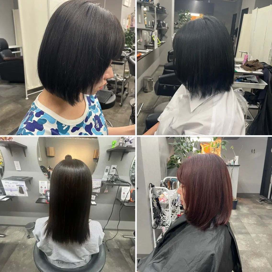ミディアム ボブ カット ヘアセット 🌹ミラクル美容師 🌹くっぽのヘアスタイル