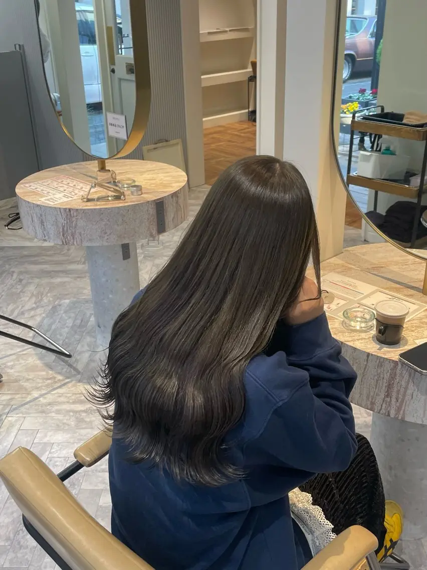 カラー トリートメント とば みゆうのヘアスタイル