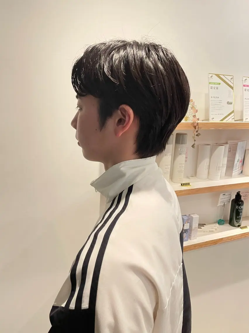 ショート カット パーマ 藤村 翔充のヘアスタイル