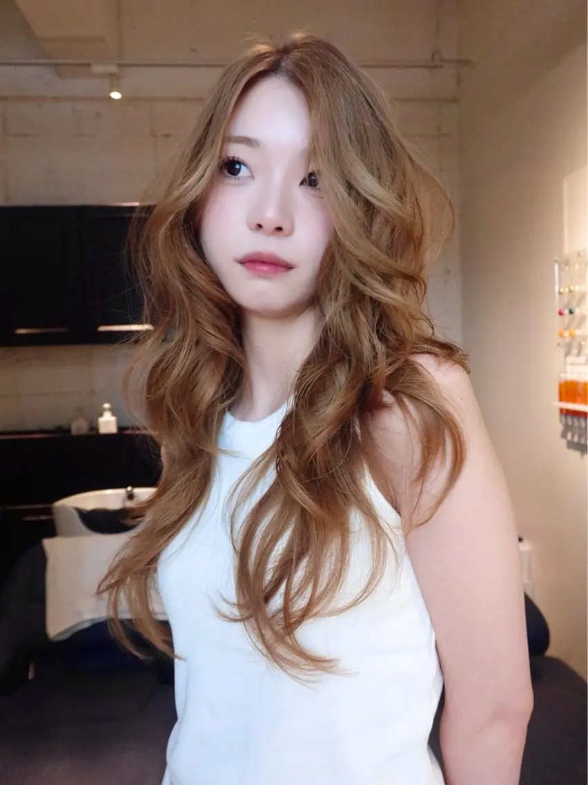 ロング カラー ヘアカラー 新宿/ヘアカラー🎠 Runeのヘアスタイル