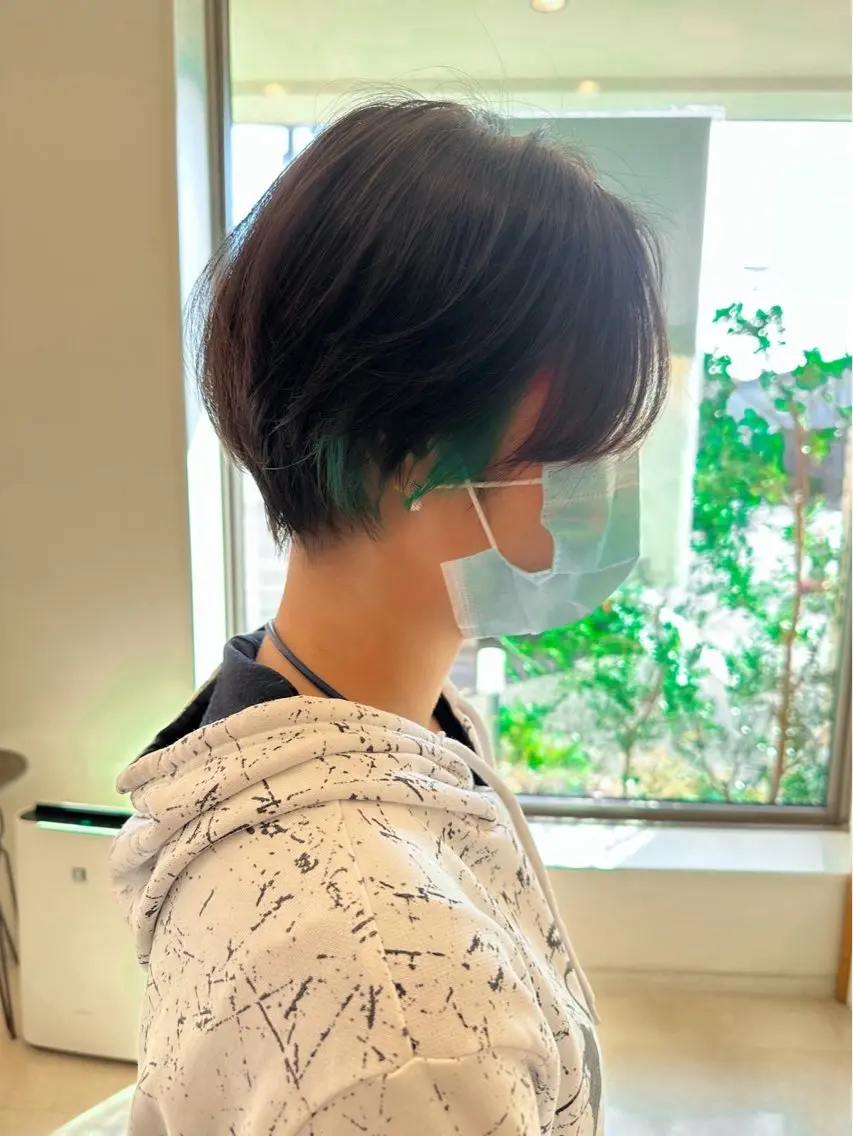 ショート 上田 皇明のヘアスタイル