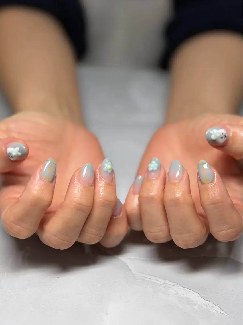 ネイル 持ち込み nyasu nailのネイルデザイン