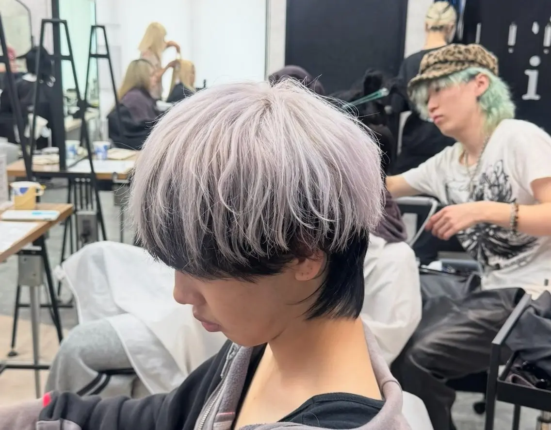カラー メンズ 佐々木 哲太のヘアスタイル