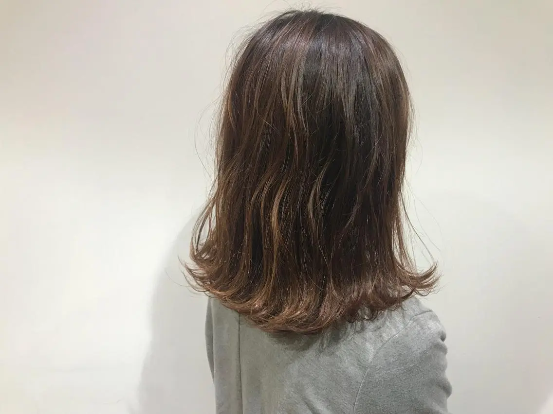 ミディアム 髪質改善 の達人/杉原碧仁のヘアスタイル