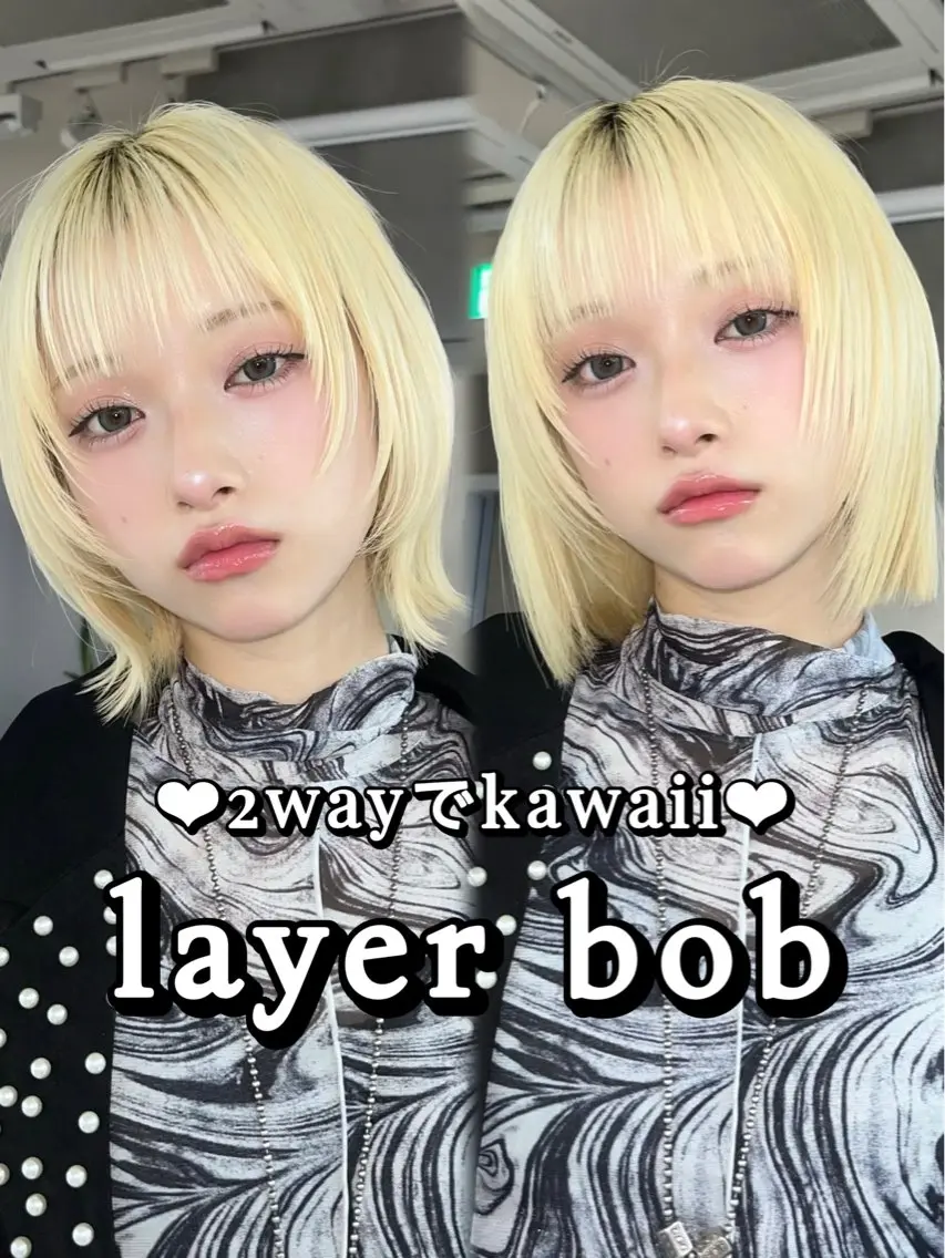 ショート ウルフ🦋顔まわり ❤︎ ͛MEIのヘアスタイル